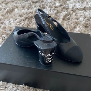 Chanel slingback pumps